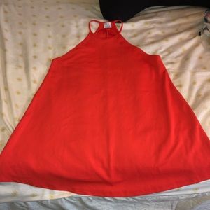 Zara A-Line Textured High Neck Dress